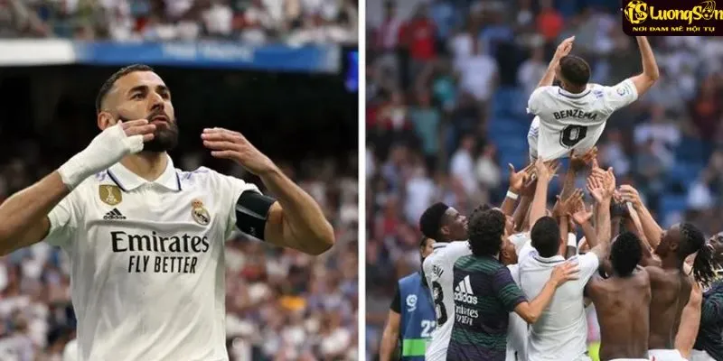 Karim Benzema ghi bàn thắng với trận đấu cùng Dortmund